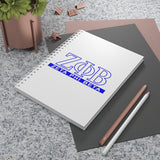 Zeta Phi Beta Spiral Notebook