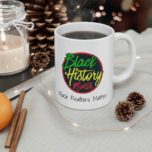 Black Realtors Matter Ceramic Mug 11oz