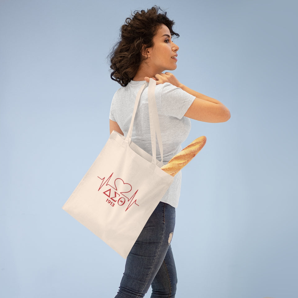 Delta Heartbeat Tote Bag