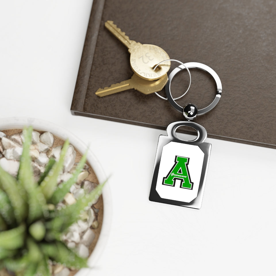 Ashbrook Rectangle Photo Keyring