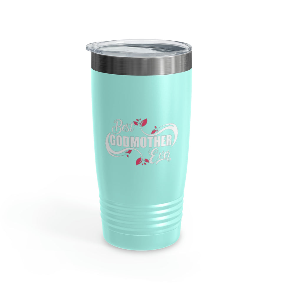 Best Godmother Ever Ringneck Tumbler, 20oz