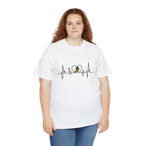 Appalachian State Heartbeat Unisex Heavy Cotton Tee
