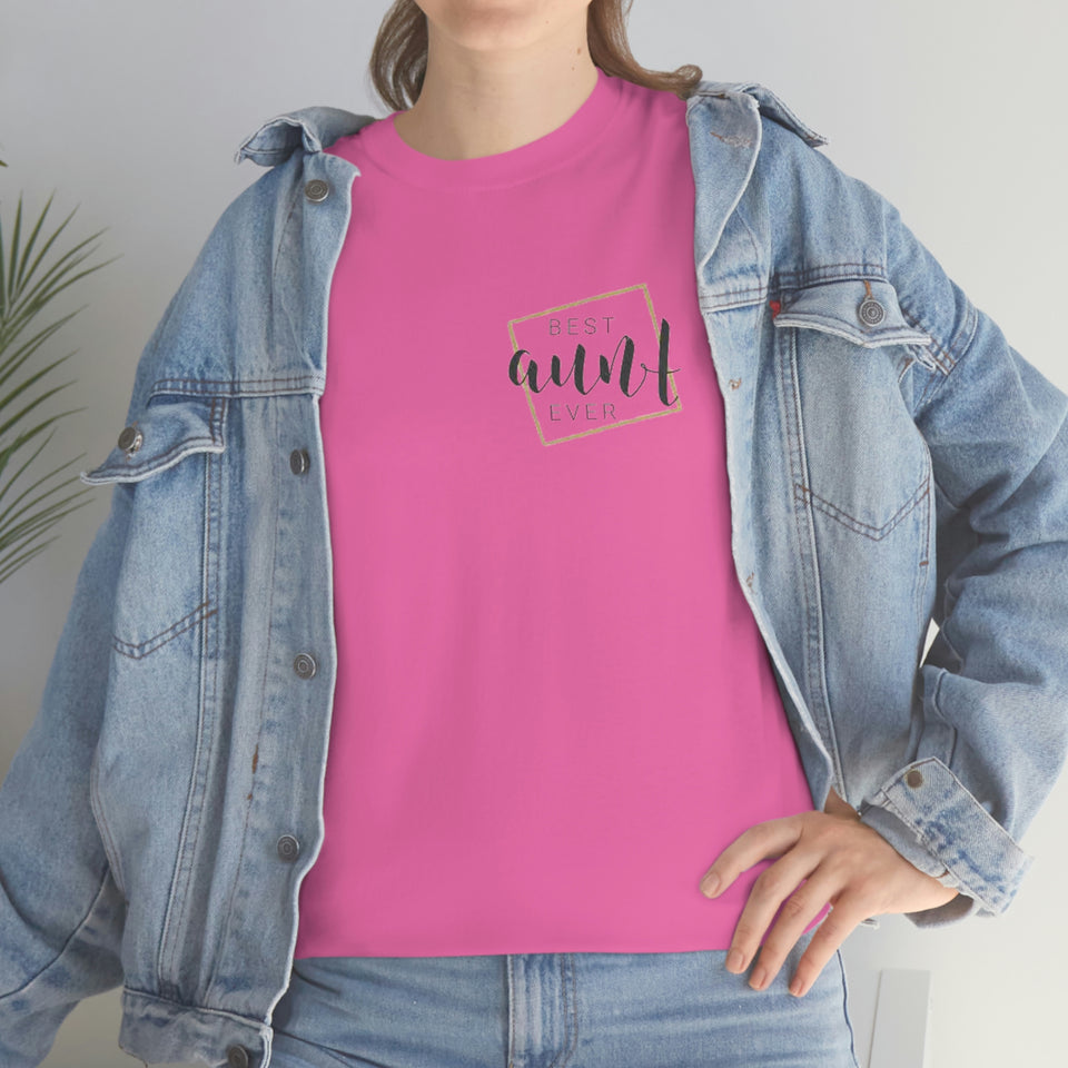 Best Aunt Ever Unisex Heavy Cotton Tee