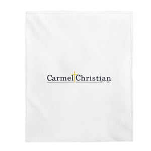 Carmel Christian Velveteen Plush Blanket