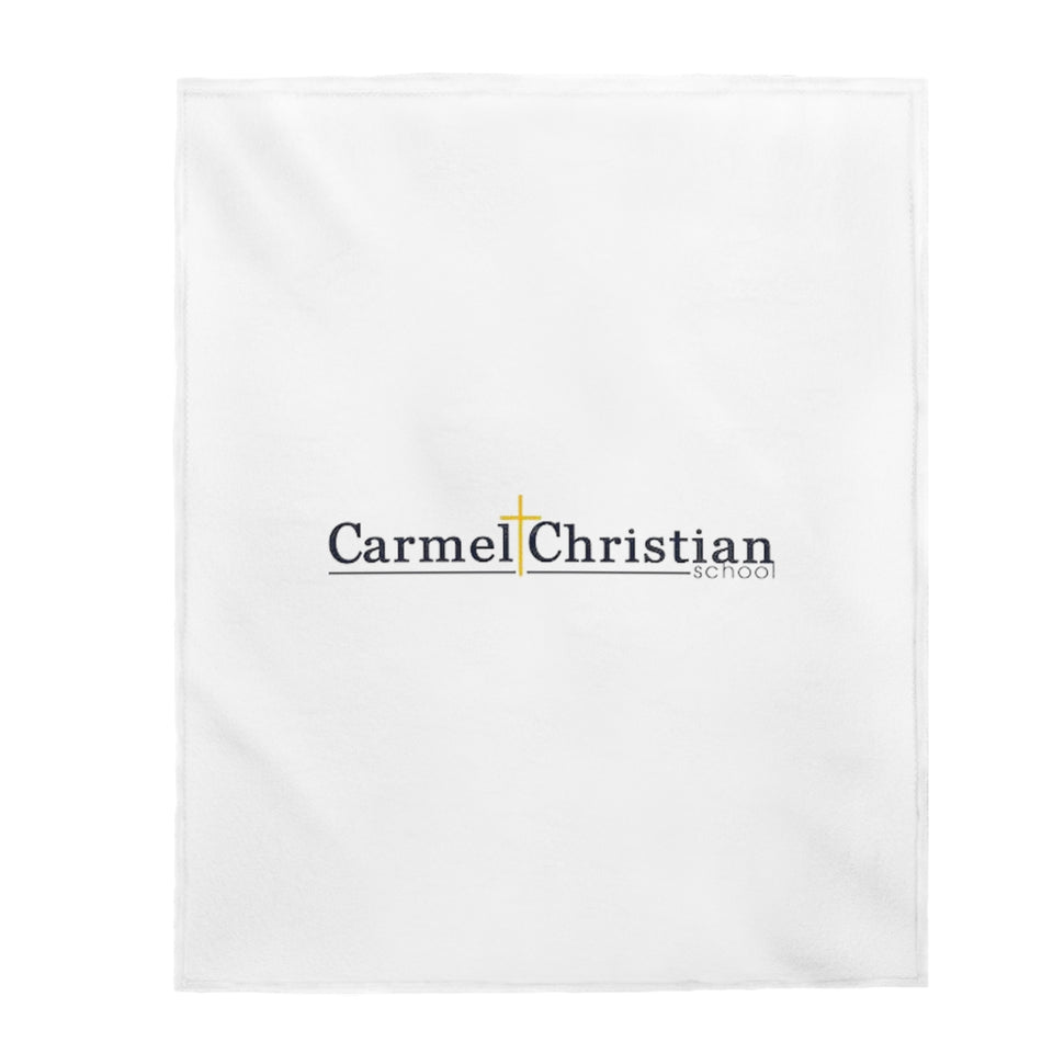 Carmel Christian Velveteen Plush Blanket