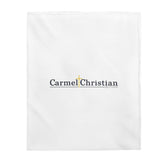 Carmel Christian Velveteen Plush Blanket