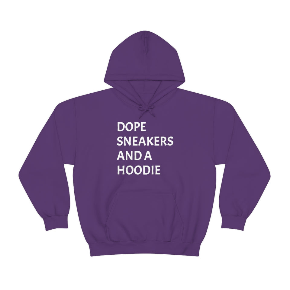 DOPE SNEAKERS AND A HOODIEUnisex Heavy Blend™ Hooded Sweatshirt