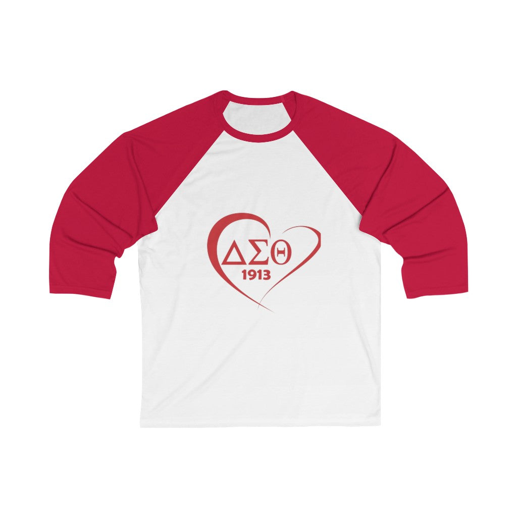 Delta Sigma Theta (DST) 3\4 Sleeve Baseball Tee