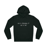 She Is Crushing It She Is Me Unisex Drummer Hoodie