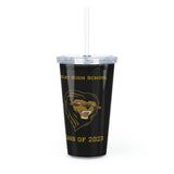 Shelby HS Class of 2023 Plastic Tumbler with Straw