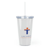 Lake Norman Christian School Plastic Tumbler with Straw