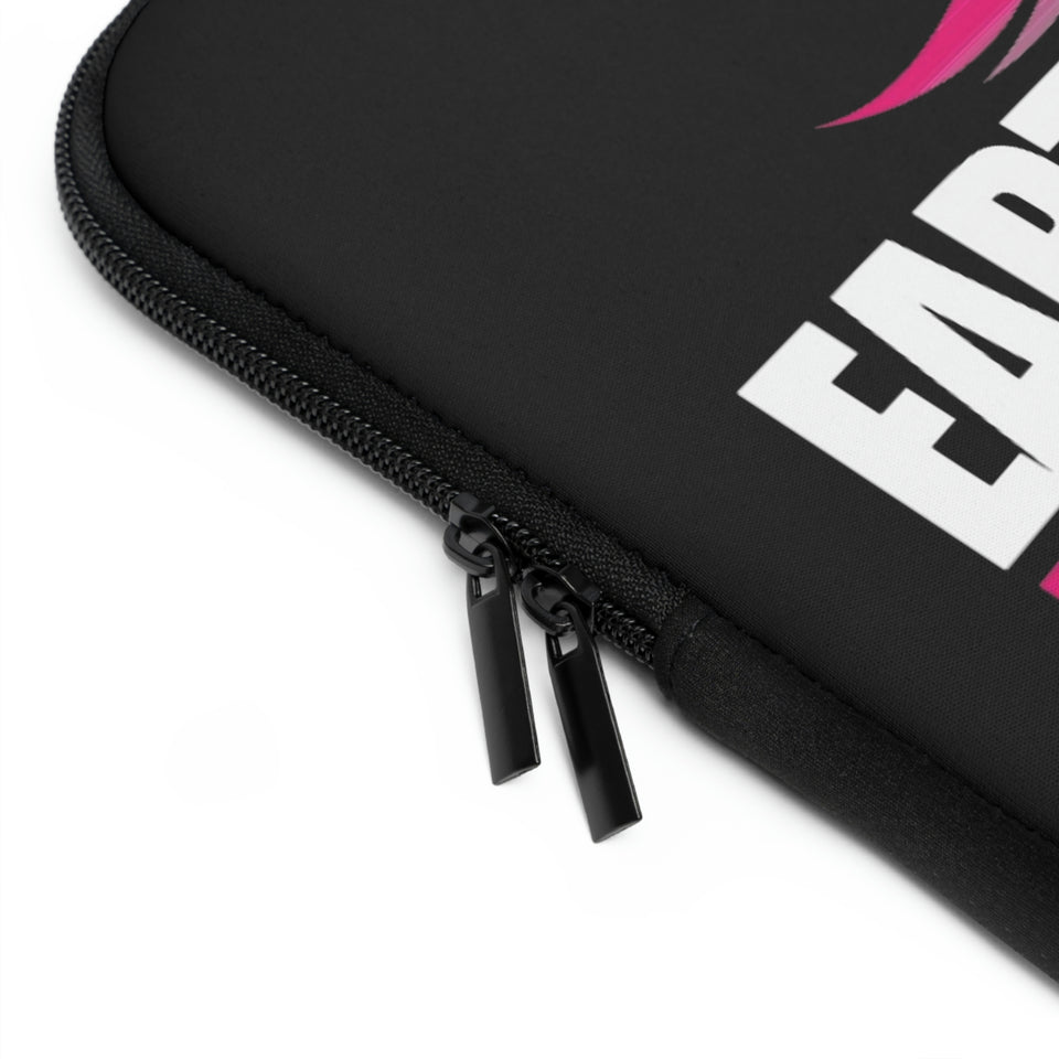Earth Angel Black Laptop Sleeve