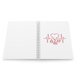 Delta Heartbeat Spiral Notebook