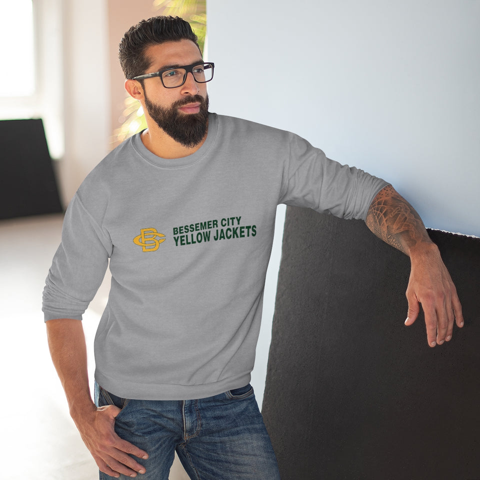 Bessemer City Yellow Jackets Unisex Crew Neck Sweatshirt