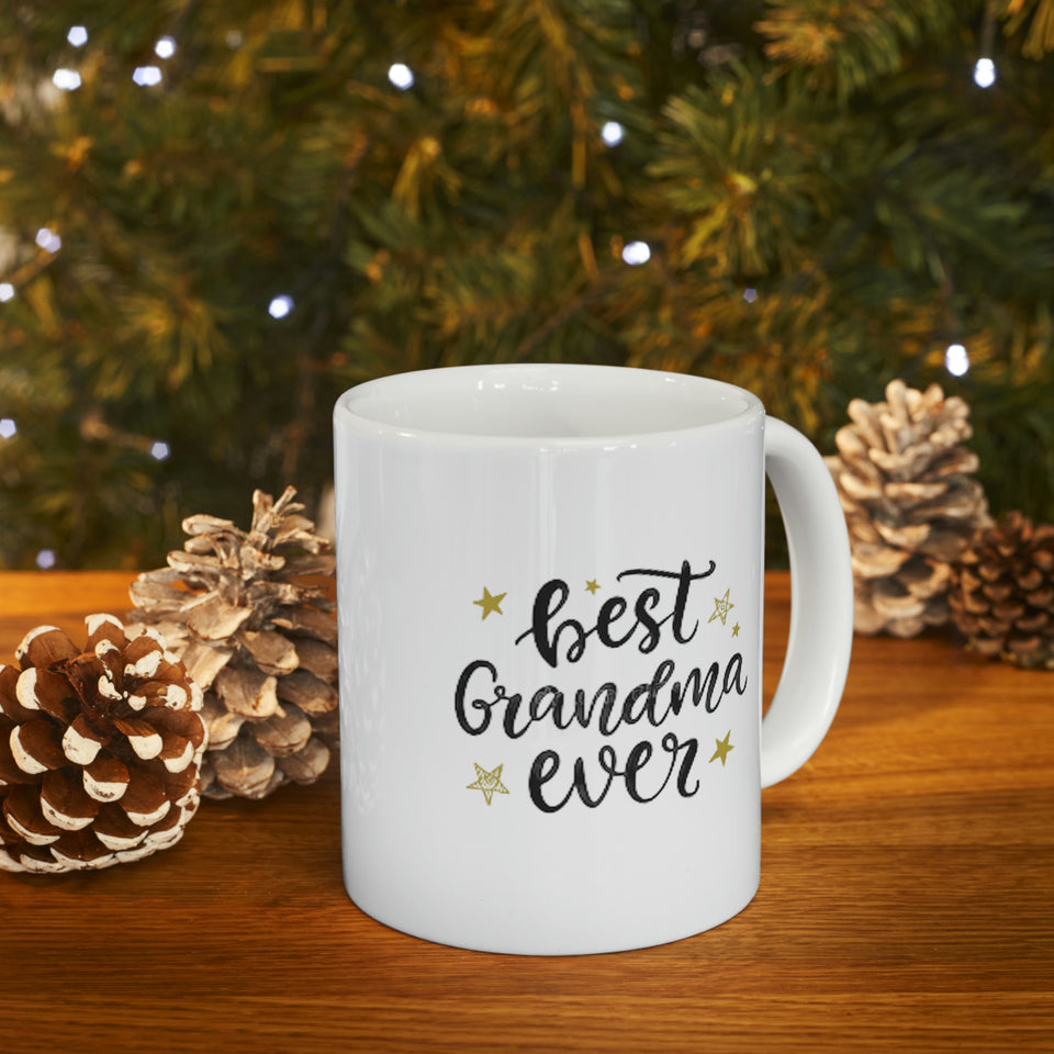 Best Grandma Ever Ceramic Mug 11oz