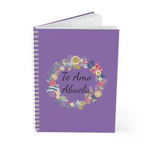 I Love You Grandma Spanish Spiral Notebook