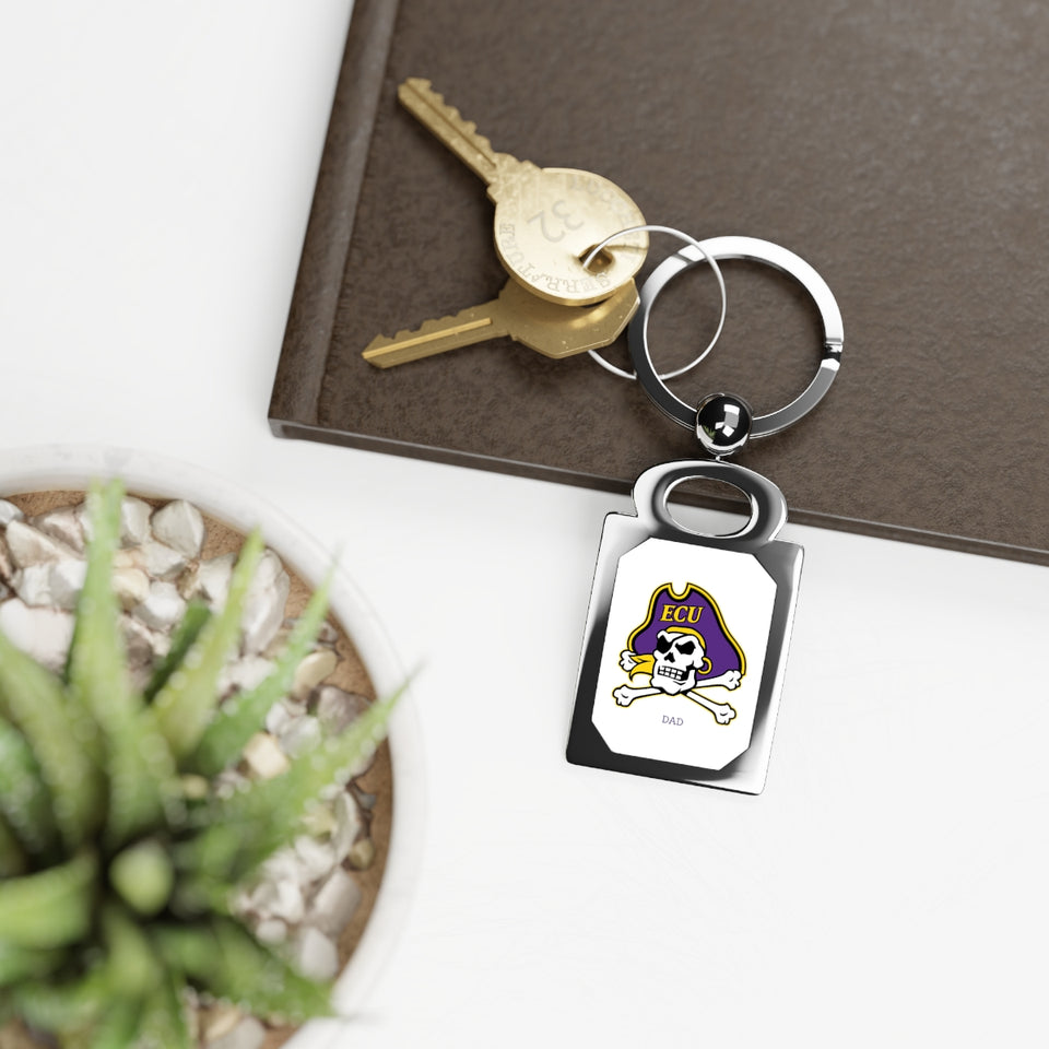 East Carolina Dad Photo Keyring