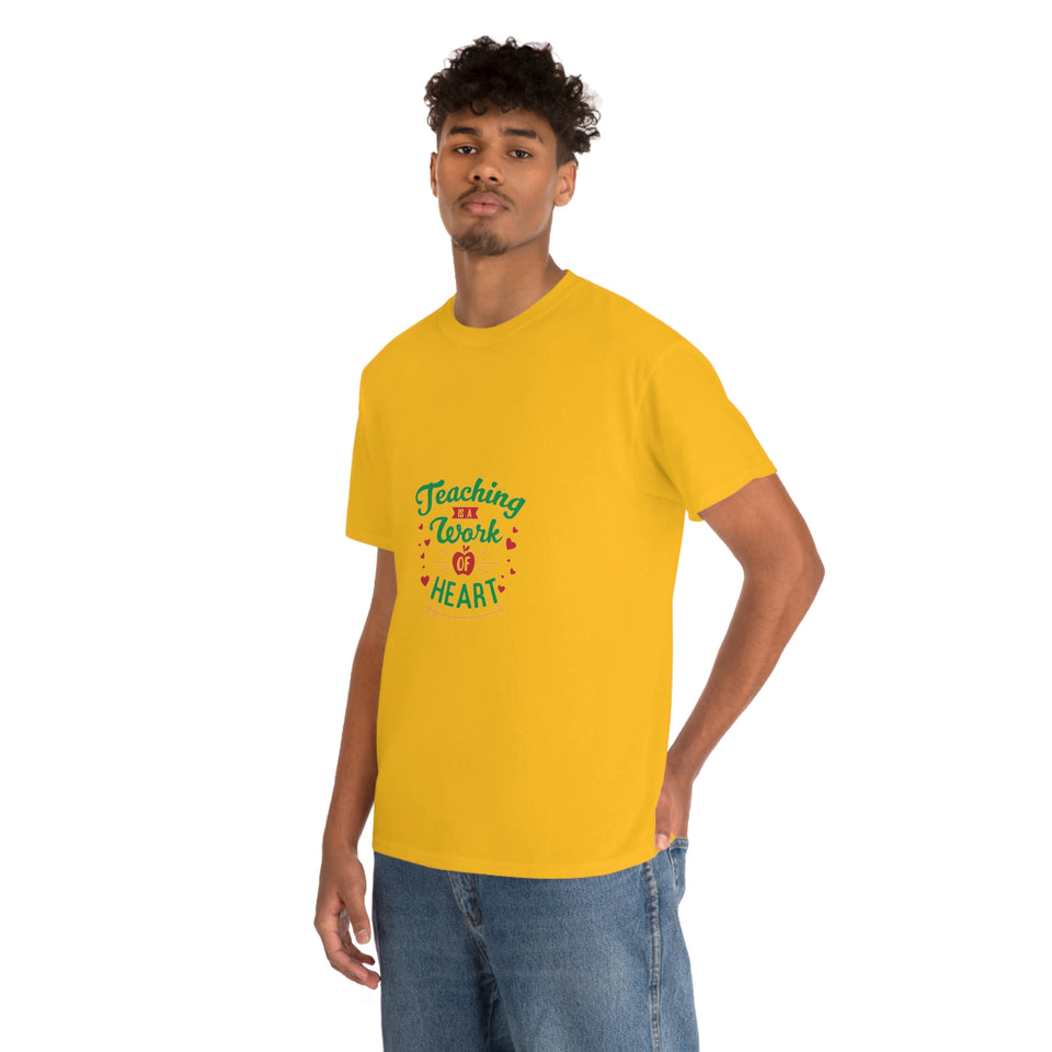 Work of Heart Cotton Tee