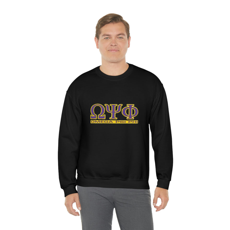 Omega Psi Phi Unisex Heavy Blend™ Crewneck Sweatshirt