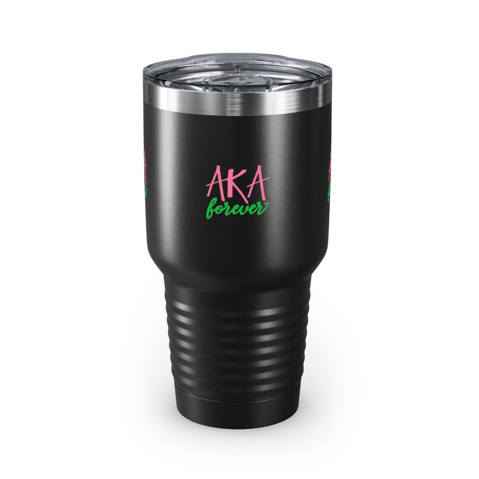 AKA Forever Ringneck Tumbler, 30oz (Small Lettering)