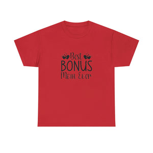 Best Bonus Mom Ever Unisex Heavy Cotton Tee