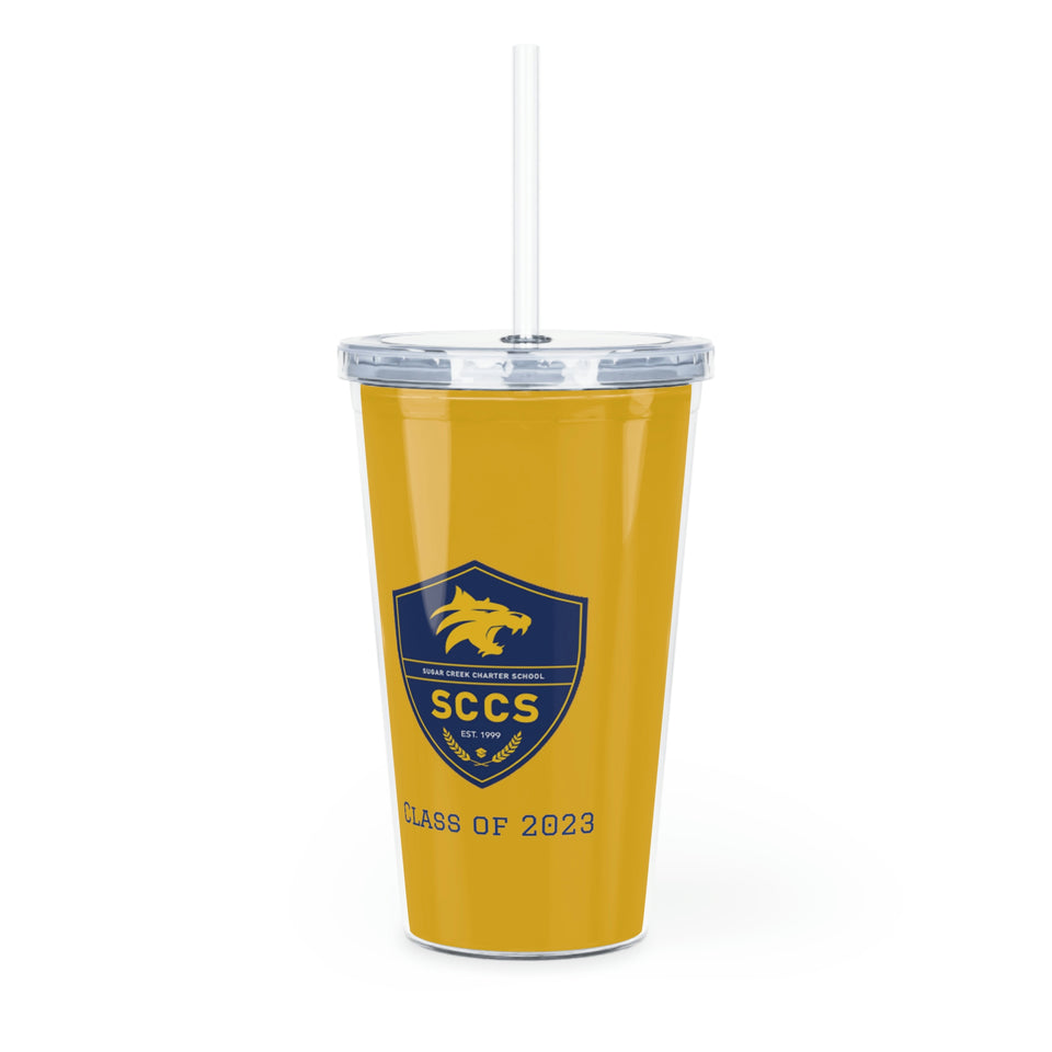 Sugar Creek Charter Class of 2023 Plastic Tumbler with Straw