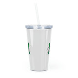 Mountain Island Charter School Plastic Tumbler with Straw