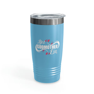 Best Godmother Ever Ringneck Tumbler, 20oz