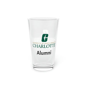 UNCC Alumni Pint Glass, 16oz