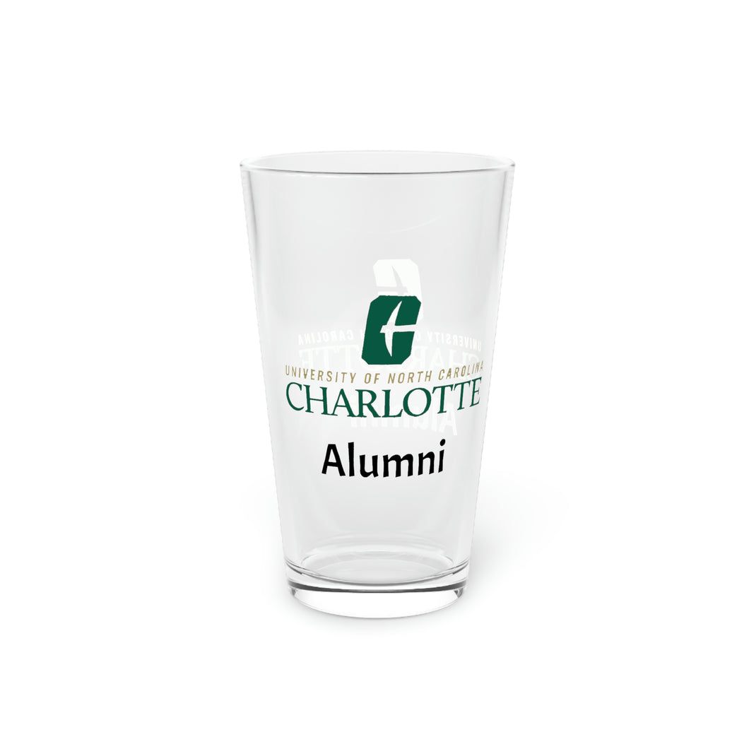 UNCC Alumni Pint Glass, 16oz