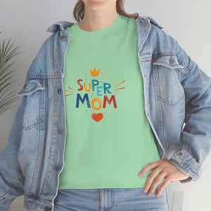 Super Mom Unisex Heavy Cotton Tee