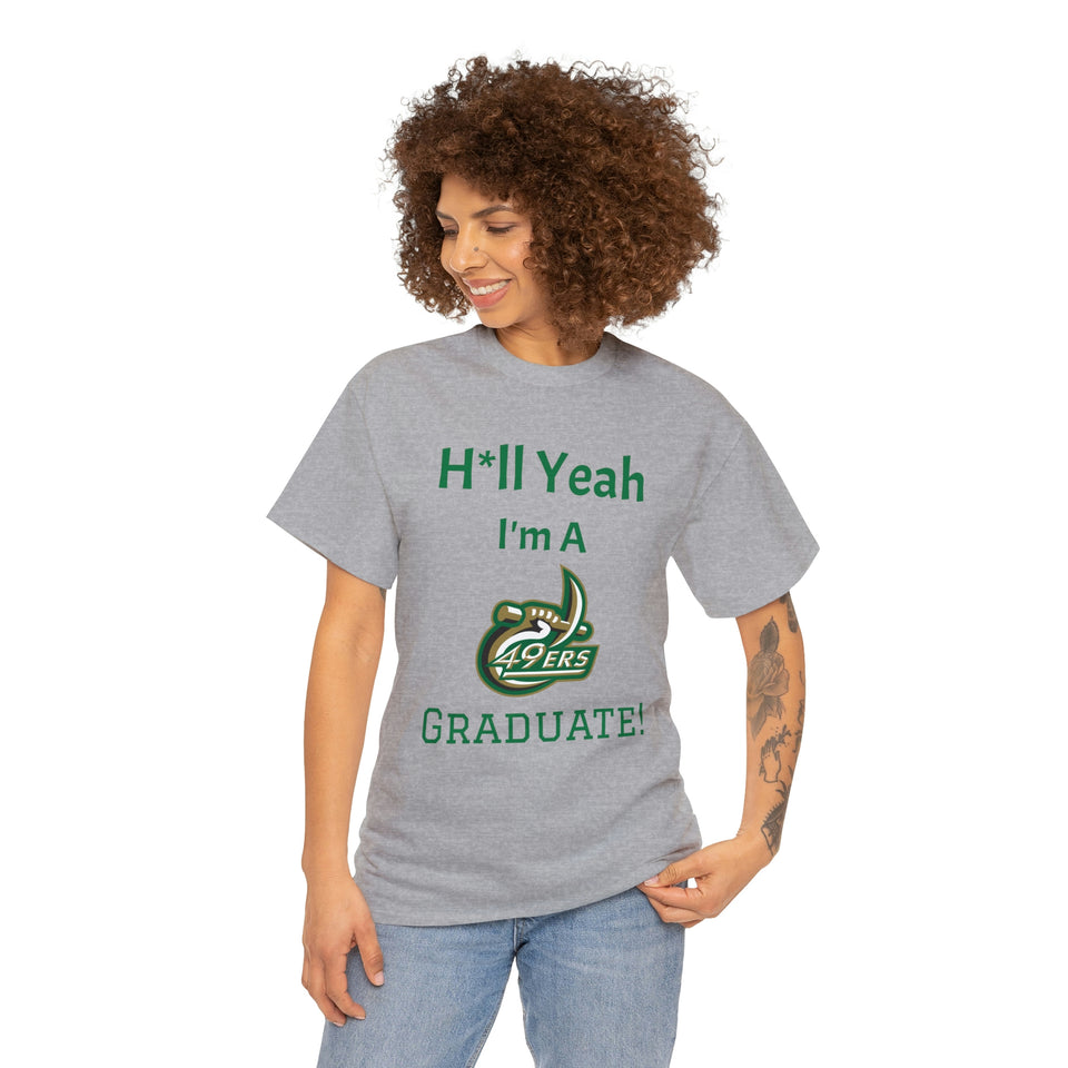 H*ll Yeah! UNC Charlotte Senior Unisex Heavy Cotton Tee