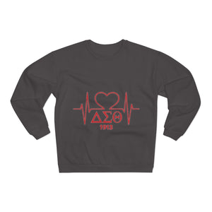 Delta Heartbeat Unisex Crew Neck Sweatshirt