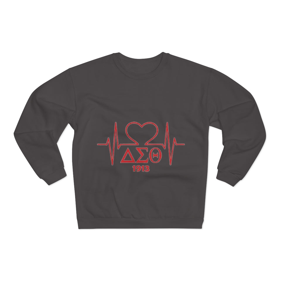 Delta Heartbeat Unisex Crew Neck Sweatshirt