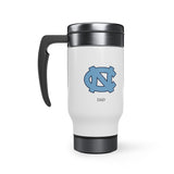 UNC Dad Travel Mug with Handle, 14oz