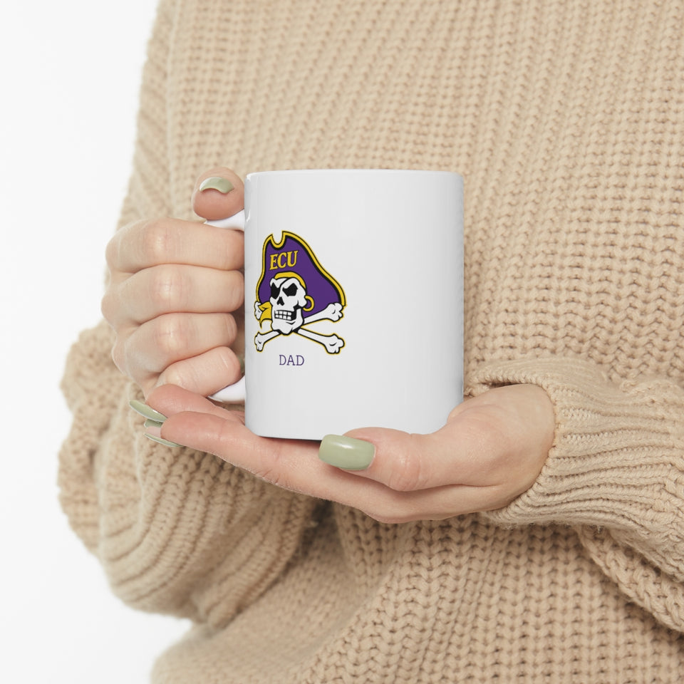 East Carolina Dad Ceramic Mug 11oz