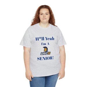 H*ll Yeah! UNCG Senior Unisex Heavy Cotton Tee