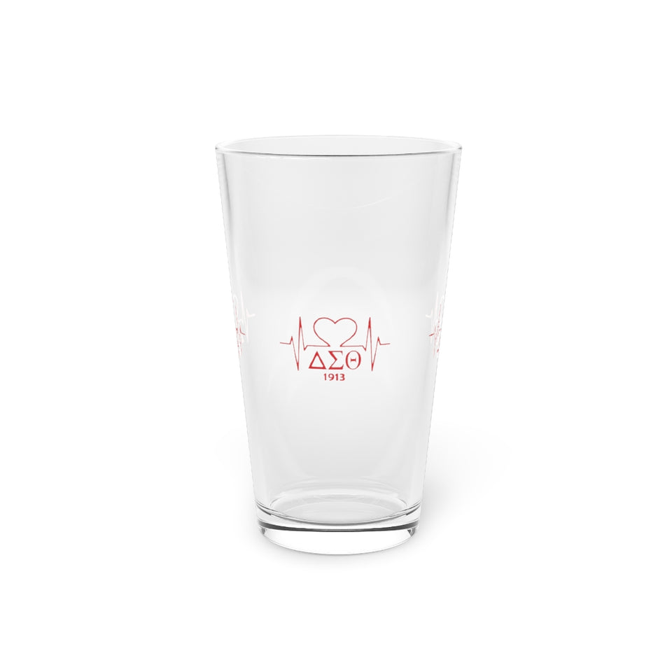 Delta Heartbeat Pint Glass, 16oz