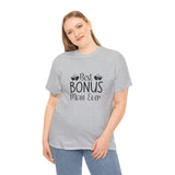 Best Bonus Mom Ever Unisex Heavy Cotton Tee