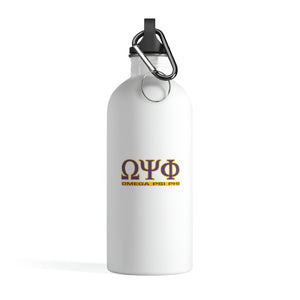Omega Psi Phi Stainless Steel Water Bottle