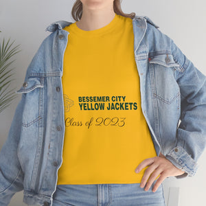 Bessemer City Yellow Jackets Class of 2023 Unisex Heavy Cotton Tee