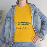 Bessemer City Yellow Jackets Class of 2023 Unisex Heavy Cotton Tee