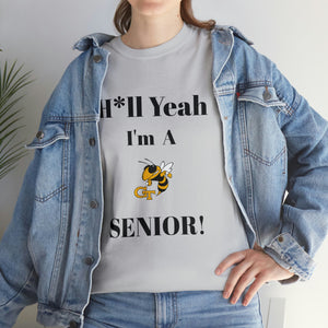 H*ll Yeah! Georgia Tech Senior Unisex Heavy Cotton Tee