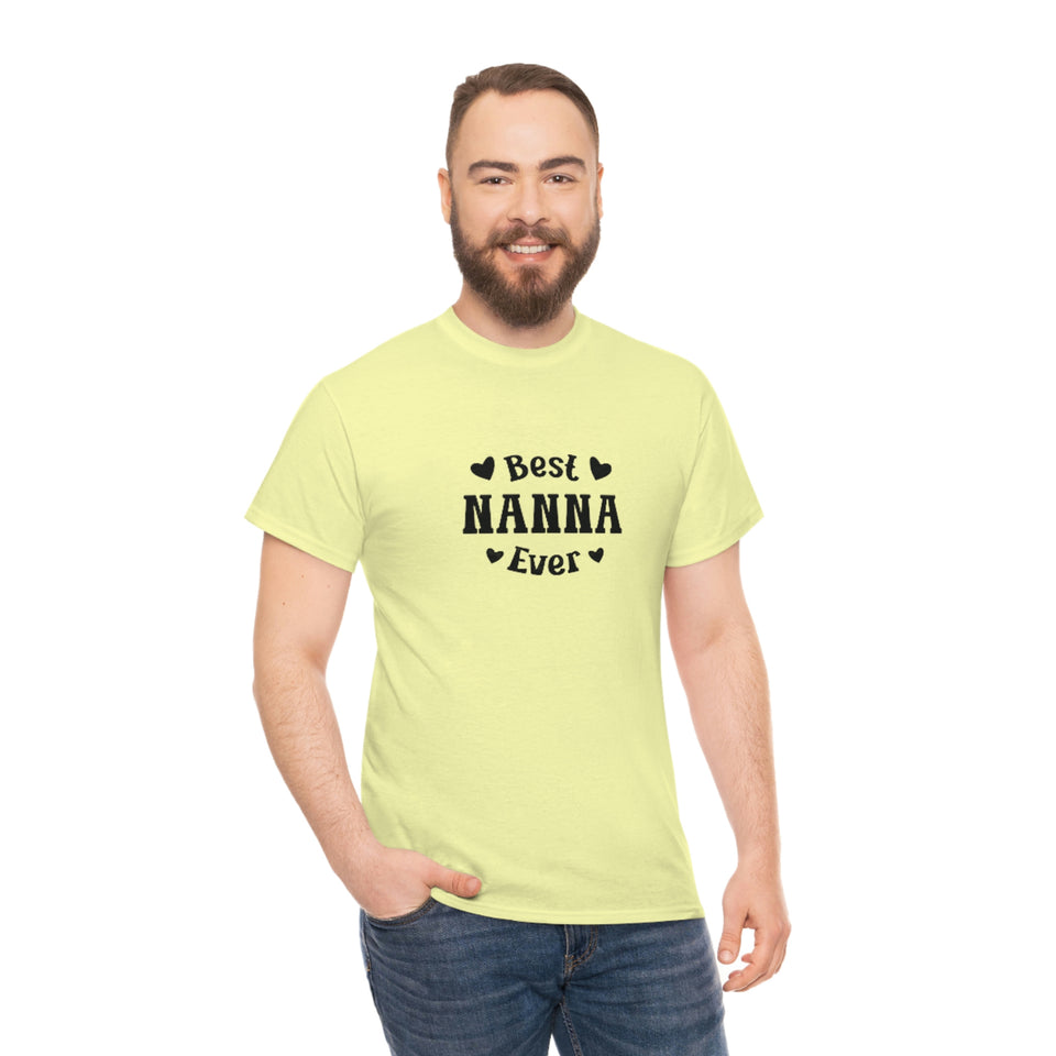 Best Nanna Ever Unisex Heavy Cotton Tee