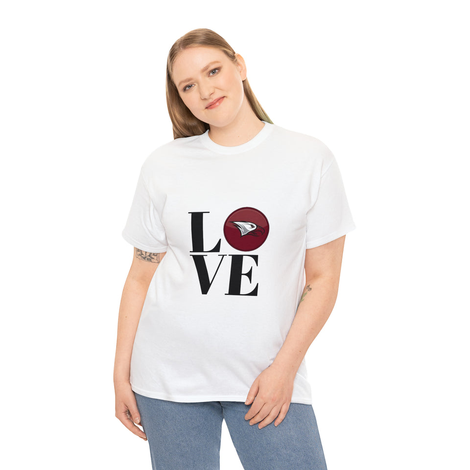 LOVE NCCU Unisex Heavy Cotton Tee