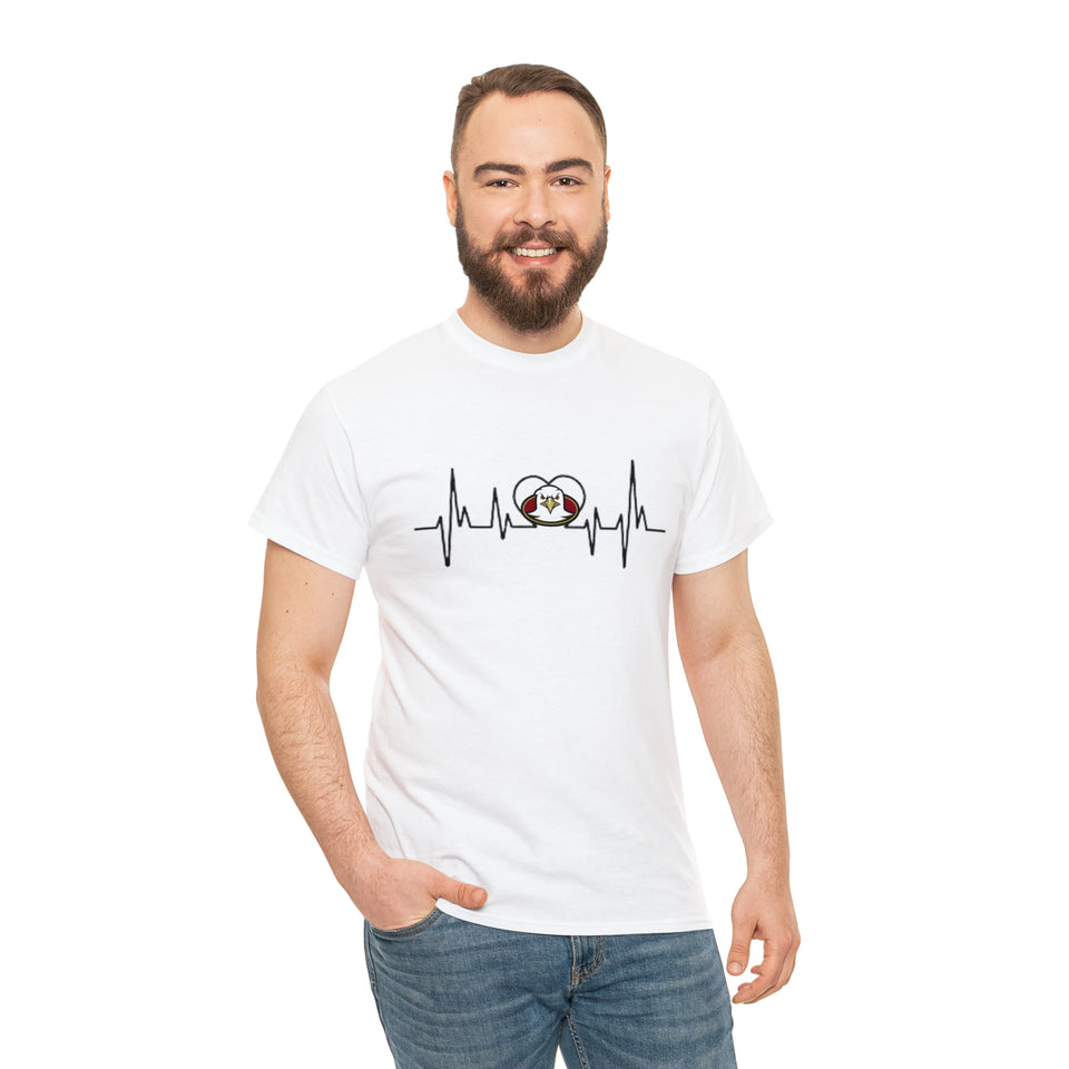 Boston College Heartbeat Unisex Heavy Cotton Tee