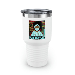 Black Nurse Ringneck Tumbler, 30oz