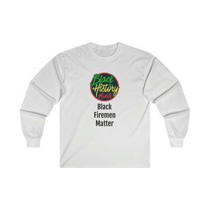 Black Firemen Matter Long Sleeve Tee