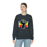 Black Fist Unisex Heavy Blend™ Crewneck Sweatshirt