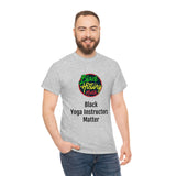 Black Yoga Instructors Matter Cotton Tee